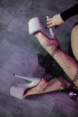 sandałki sandals pole dance exotic stripper oldschool glitter.jpg